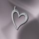 Heart Charm with Diamond