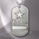 Proud Parent US Airman - Large Dog Tag