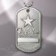 Proud Parent US Marine - Large Dog Tag